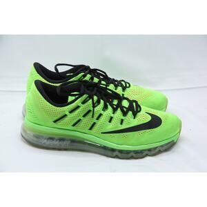 Nike Air Max 2016 Shoes Mens Size 9 Electric Green Black Sneakers 806771-300
